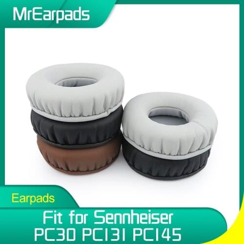 MrEarpads Earpads For Sennheiser PC30 PC131 PC145 Headphone Headband Replacement Ear Pads Earcushions Parts