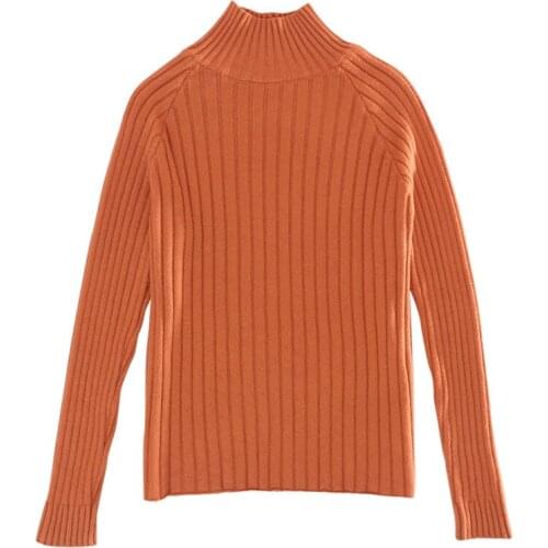 New Autumn Winter Slim Female knitted Sweater Turtleneck Sweater Basic Tops Pullovers Fashion Warm Women Thick Sweaters WZ083