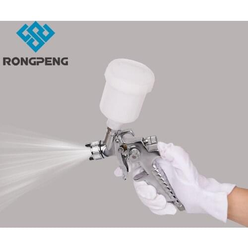 Rongpeng R805 Air Brush Spray Gun 0.8mm Nozzle HVLP Spray Gun With Air Regulator Mini Paint Spray Gun Car Refinish Painting tool