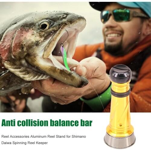 Spinning Reel Stands Balance Adjustable Aluminum for Shimano Daiwa Fishing Reels Outdoor Portable Easy Fishing Carrying