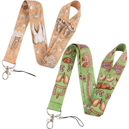 YL921 Medical Doctor Nurse Lanyards for Neck Strap Lanyard card ID Badge Holder Gym Key Chain DIY Hang Rope Key Ring Accessories