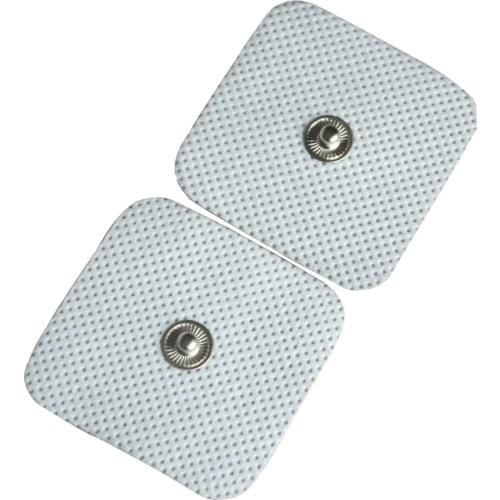 10Pairs/Lot Self-adhesive Nerve Stimulator Electrode Pads Tens Electrodes For Tens Digital Therapy Massage Machine 4x4cm