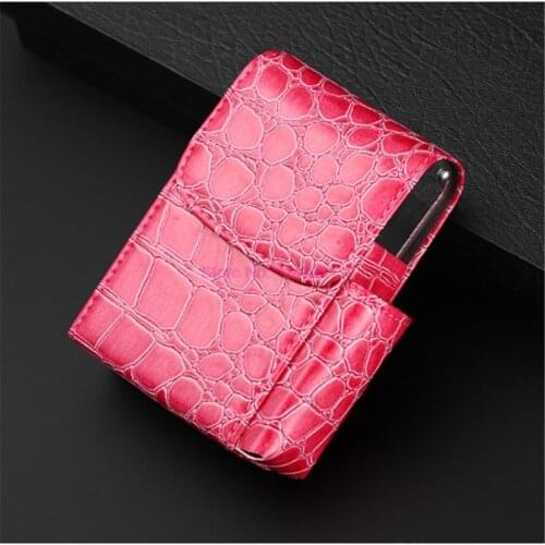 500pcs Hot PU Leather Retro Stone Pattern Card Package Business Card Case