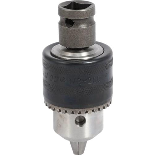 1.5-13mm Drill Chuck Drill Adapter 1/2 Inch Changed Impact Wrench Into for Electric Drills