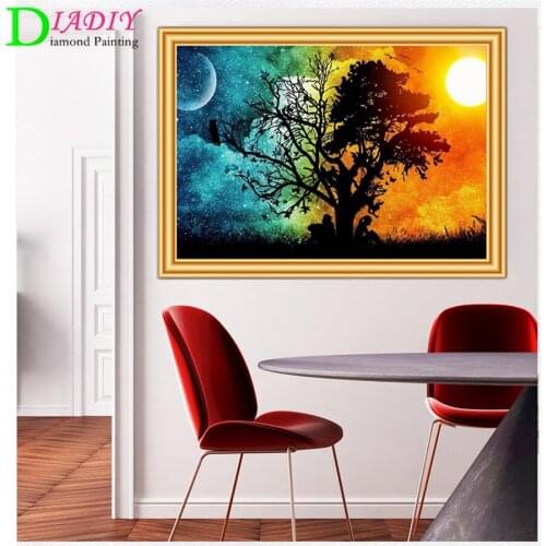 5D Diy Diamond Painting Four season Tree Cross stitch Kit Full Square Diamond Embroidery Mosaic Picture of Rhinestones Decor