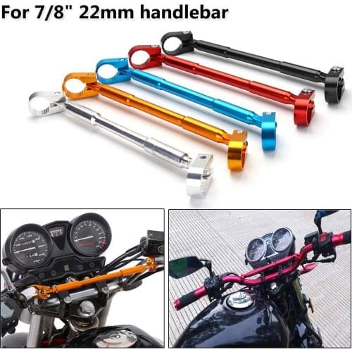 22mm Aluminum Reinforce Handlebar Brace Clamp Bar Universal Motorcycle Motor Dirt Bike Bicycle Handdle Bar
