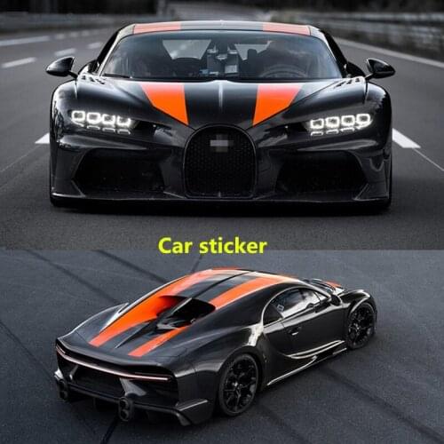 Car stickers FOR Bugatti Chiron body exterior decoration modified stickers decals Chiron personalized custom racing stickers