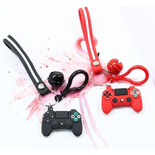 Game Handle Keychain Simulation Joystick Keyring Creative Cartoon Game Machine Keychain Car Bag Pendant Women Men Trinket Gifts