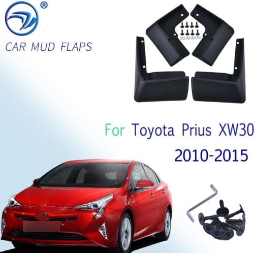 Car Mudflaps For Toyota Prius XW30 2010 - 2015 Fender Mud Guard Flap Splash Flaps Mudguard Accessories 2011 2012 2013 2014