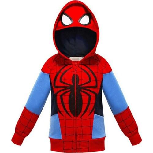 Kids Girls Boys Hooded Wind Jacket Cartoon Hoodie Cardigan Coat Tops Outerwear