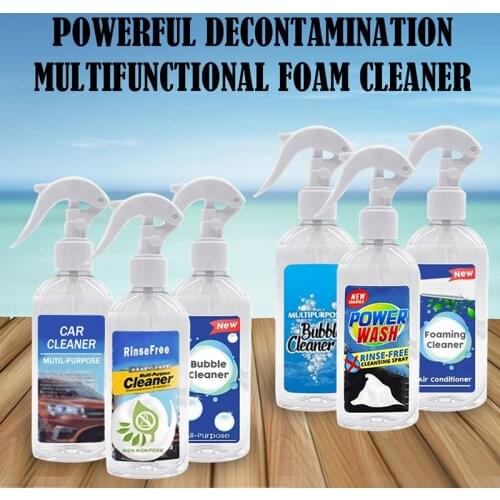 Kitchen Grease Cleaner Rust Remove Multi-Purpose Foam Cleaner Bubble Cleaner Household Cleaning Tool Bubble Spray SCIE999
