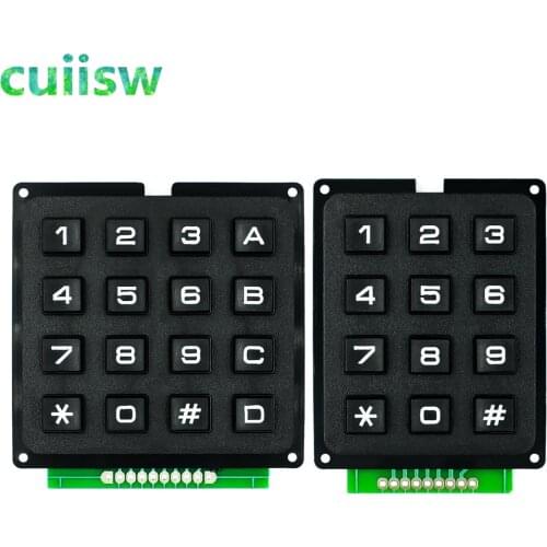 4 x 4 4 x 3 Matrix Array 12 16 Keys 4*4 4*3 Switch Keypad Matrix Keyboard Module for Arduino