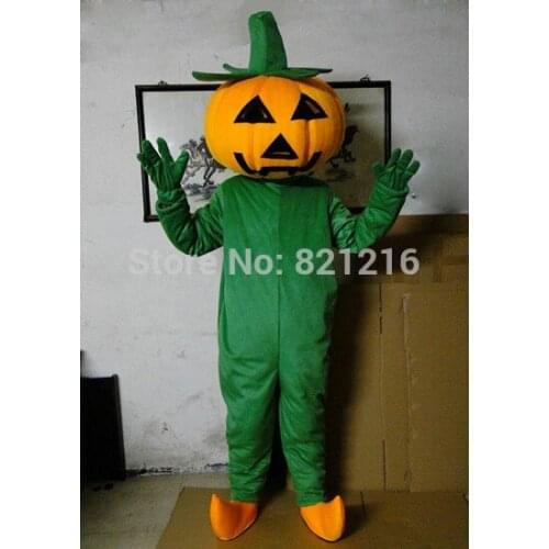 Wholesale Halloween Pumpkin adult mascot Adult Halloween Pumpkin mascot costume