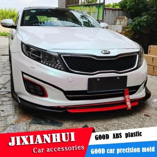 For VW Kia Optima Front shovel Body kit spoiler 2011-2015 Kia K5 ABS Rear lip rear spoiler front Bumper Diffuser Protector