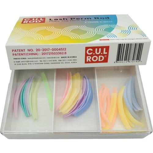 PERMANIA LOMANSA PLUS Silicone Pad Bigudies Original Lash Lifting Kits Perm Rod C.U.L Rod 16 Pairs Per Box Wholesale
