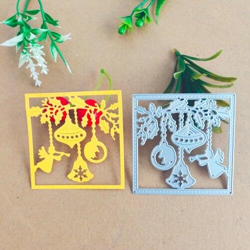 Christmas background Angel Bell decorative Metal cutting Die cutting tool stamping Die New Paper Jam