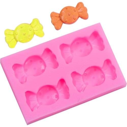 Candy shape Cake decoration Silicone mold Mini Lollipop Chocolate Fondant Epoxy Plaster Candle Mold