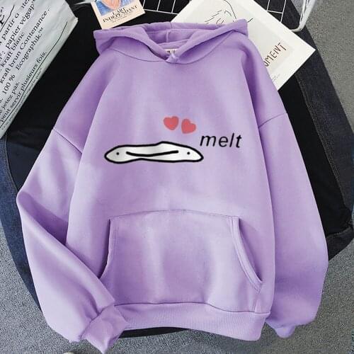 Korean Cartoon Dream SMP Melt Print Hoodie Oversized Sweatshirt Women/Men Clothes Unisex Streetwear Pulovers Hip Hop Hoody