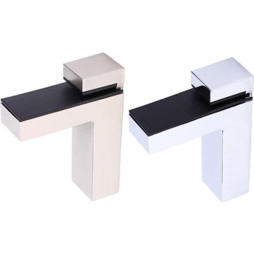 Thickened Clamp Glass Shelf Zinc Alloy Adjustable F Type Board Holder Corner Bracket