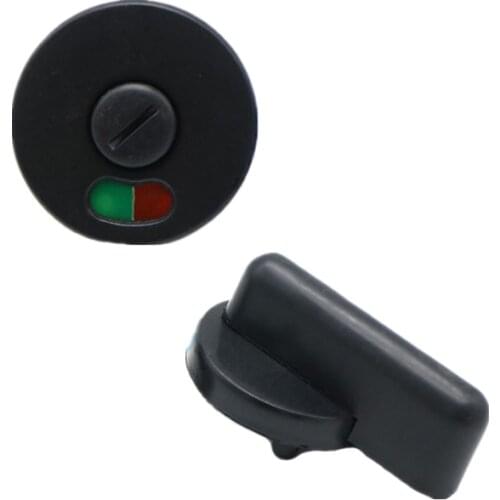 10PCS Plastic Privacy WC Latch Vacant Engaged Door Lock Toilet Shower cubicles & Bathroom Turn Twist Bolt Privacy Catch Latch