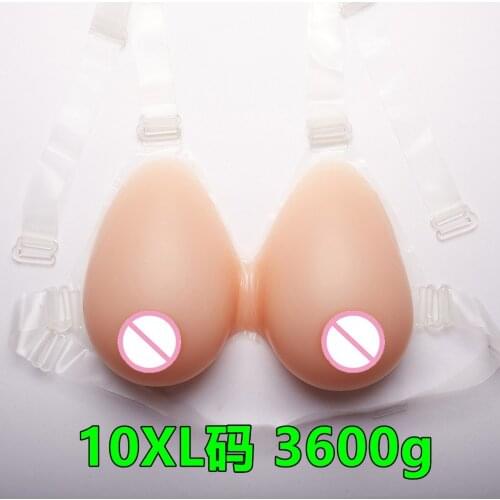 1 Pair 3600g G Cup Full Cup Silicone Breast Forms fake artificial Boobs Chest pechos silicone transvestite clothing fake vagina