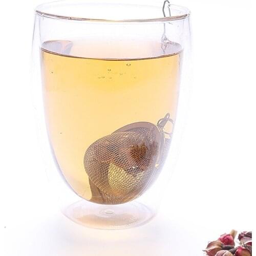1PSC Stainless Steel Tea Infuser Sphere Locking Spice Tea Ball Strainer Mesh Infuser Tea Filter Strainers Kitchen Accessories