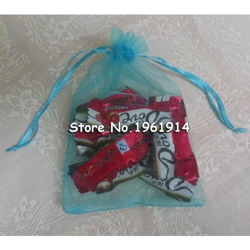 35x50cm White Organza Bags 50pcs/Lot Large Gift Bags With Drawstring For Wedding