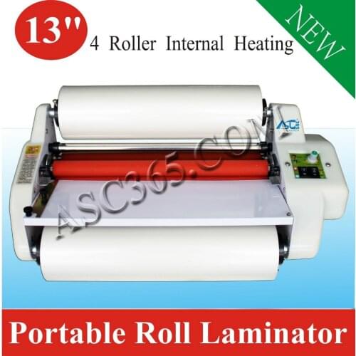 A3 12.5" High Speed Thermal Hot Cold Laminating Machine Mounting Roll Laminator + 2Matt Satin Bopp 200M Film
