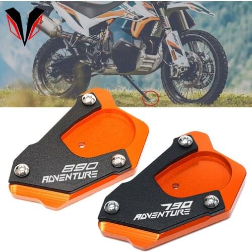 For KTM 890 Adventure R 2021 790 Adventure R / S 2019 2020 Motorcycle Accessories Side Stand Enlarger Kickstand Extension Pad