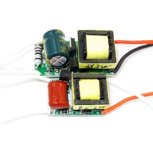 Bared PCB Dimmable Isolated 600mA 1x3W 3x3W Led Driver Power Supply AC 110V 220V for LED lights