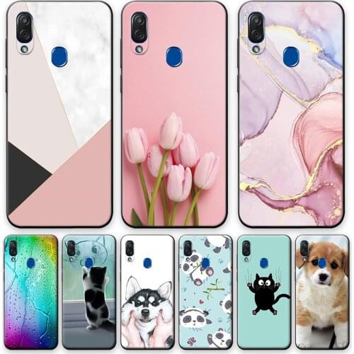 For ZTE V10 Vita Case Cute flower Phone Cover on V10 Vita Soft Silicone Shockproof Case For ZTE V10 Vita 6.26" TPU Marble Bumper