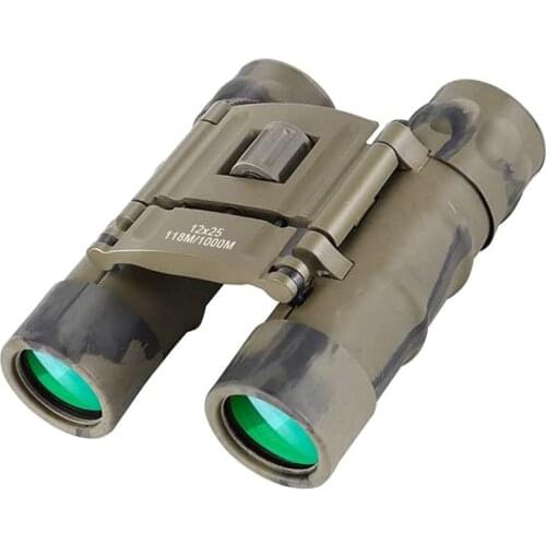 12X25 Compact Pocket Binoculars Mini Binaculars for Adults Kids Bird Watching Camping For Huntting