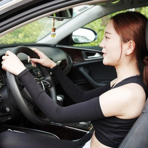 Summer female ice ice Sleeve Tee drive arm long sleeve cold male outdoor UV gloves