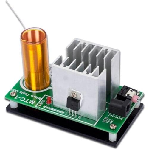 Mini Music Tesla Coil DIY Kit Mini Plasma Speaker Electronic Component Parts Diy Tesla Coil Speaker