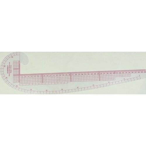 30pcs Multifunctional Soft Plastic Transparent Comma Shaped French Curve Ruler Tailor Clothing Sewing Tools