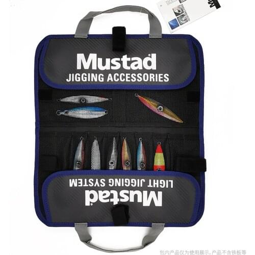 Mustad Jig Pouch Sea Package PVC Fishing Bag Mochila Pesca Fishing Gear Package Fishing Large Capacity Tool Bolsa De Pesca