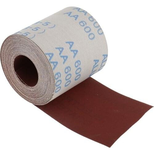 10m Long 100mm Wide Emery Cloth Roll 600 Grit Sandpaper for Cleaning Copper Pipe and Fittings