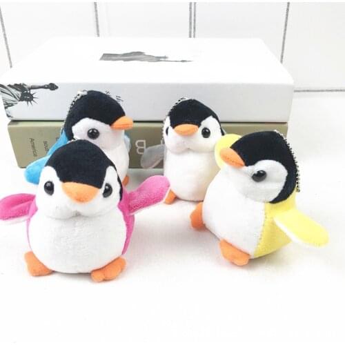 10CM penguin plush doll Mini Plush stuffed animals Pendant Key Chain Wedding Party Bouquet Kawaii Cartoon Doll Toys Brinquedo