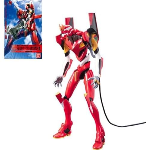 Bandai RG EVA-02 YOU CAN NOT ADVANCE Japanese Anime Evangelion Assembled Robot Model Kids Action Figures Toys Collections Gifts
