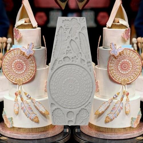 Unique Dreamcather Silicone Mold Fondant Mould Cake Decorating Tools Chocolate Gumpaste Molds, Sugarcraft, Kitchen Accessories