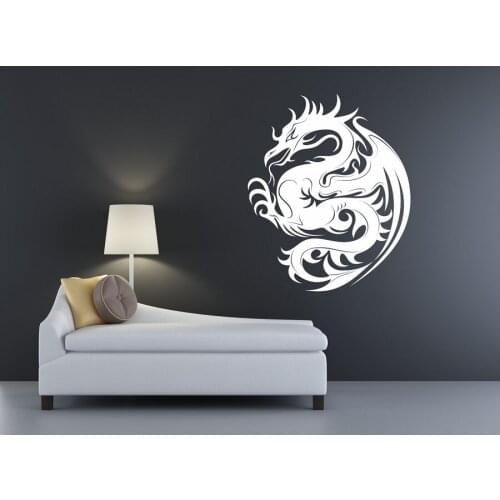 Vinyl wall decal living room bedroom home decoration oriental myth dragon tattoo art wall sticker mural GXL30