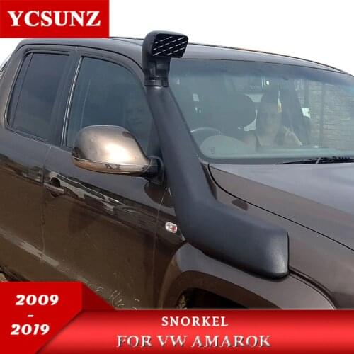 Air Raise Intake Snorkel For VW Volkswagen amarok 2009-2019 Polyethylene Black UV Resistant Linear