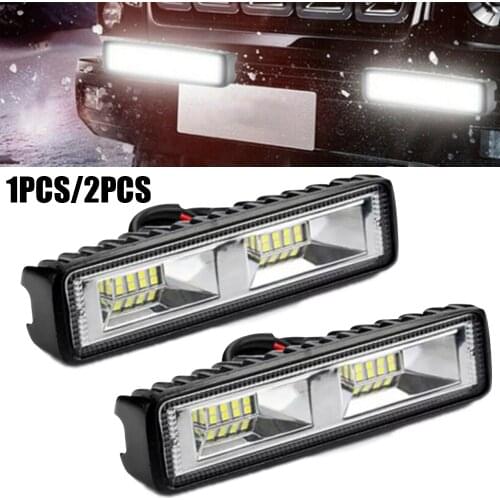 1-2PCS Truck Headlights 48W LED Work Light Headlight Driving Lamp Waterproof Car Headlight Lamp Fog 6000K Spotlight IP67