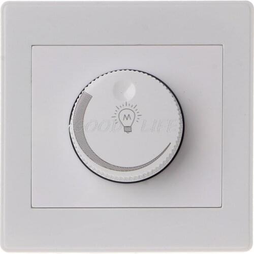1PC 220V 10A Light Dimmer Switch Adjustable Brightness Controller For Filament Lamp