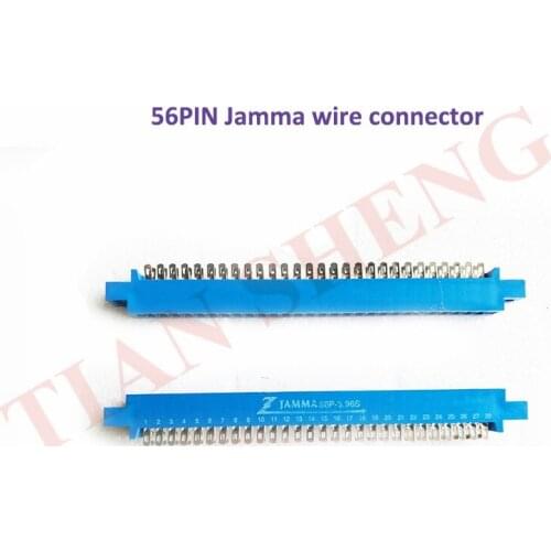 10PCS/Lot 28pin Blue Female Jamma Connector for Coin Operated Arcade Game Machine free shipping