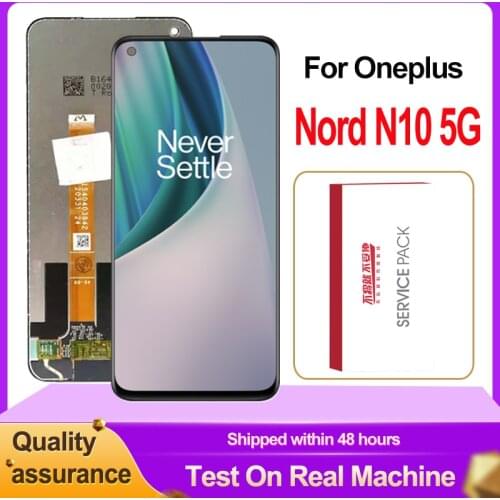 100% Tested 6.49'' IPS LCD For OnePlus Nord N10 5G Display Touch Screen Digitizer Assembly For One Plus Nord N10 BE2029 Model
