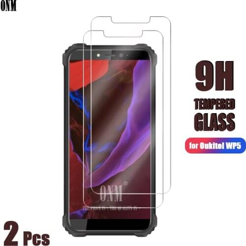 2Pcs Tempered Glass For OUKITEL WP5 WP1 WP5000 C10 Screen Protector Premium Tempered For OUKITEL K7 / C17 Pro Protective Film