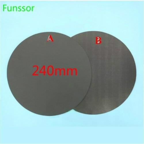240mm Round Magnetic adhesive Print Bed Tape Print Sticker Build Plate Tape FlexPlate for DIY Kossel/Delta 3D Printer parts