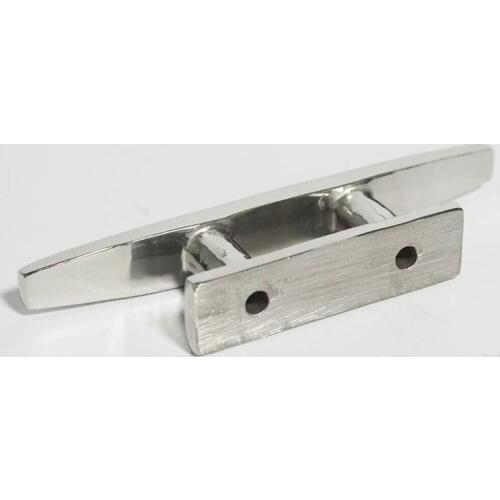 316 Stainless Steel Marine Yachat Boat Cleat Low Flat Cleats , 150mm, 2 Hole, Durable
