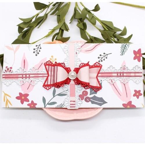 YPP CRAFT Slimline Bows Metal Cutting Dies Stencils for DIY Scrapbooking Decorative Embossing DIY Paper Cards